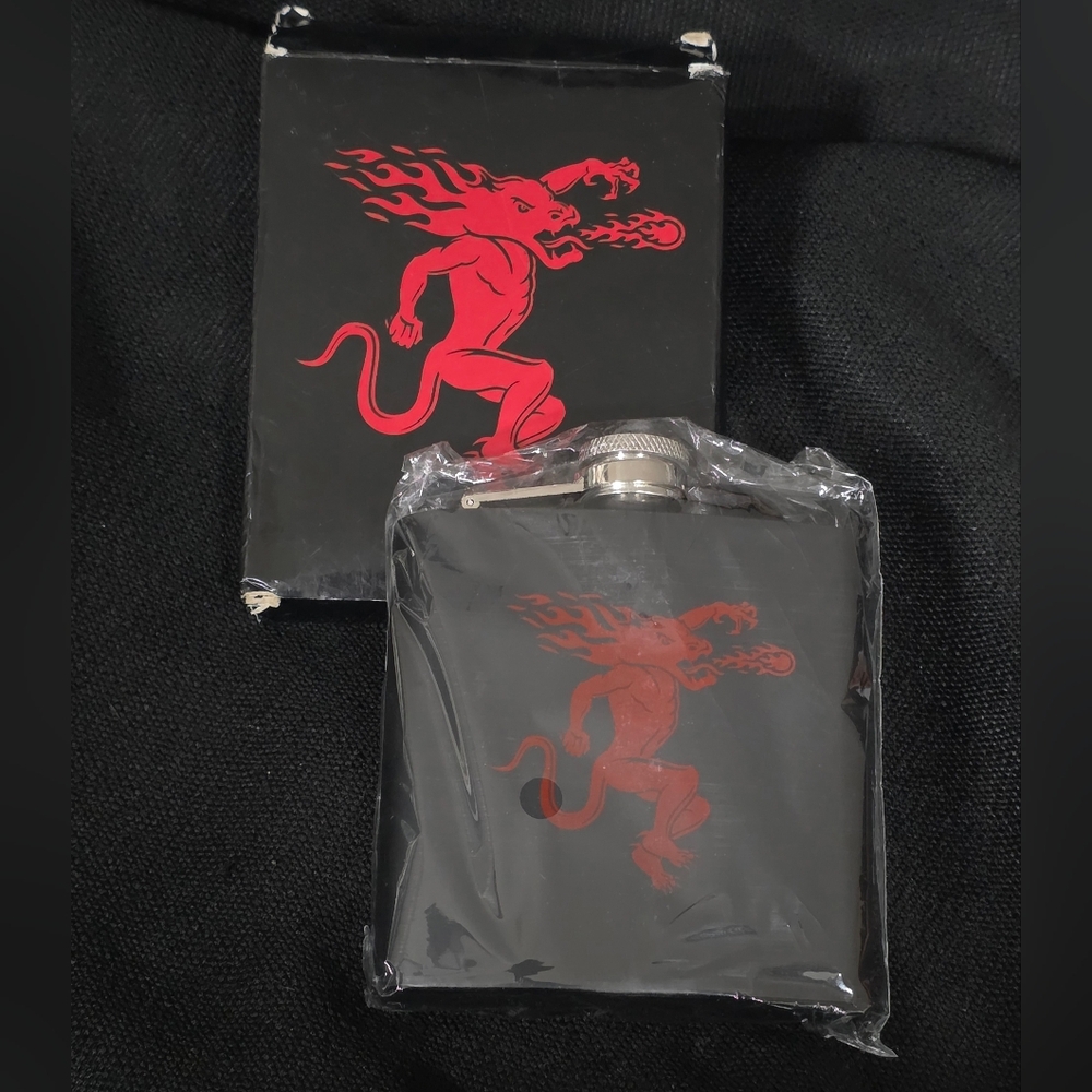 Fireball Whiskey Flask NEW